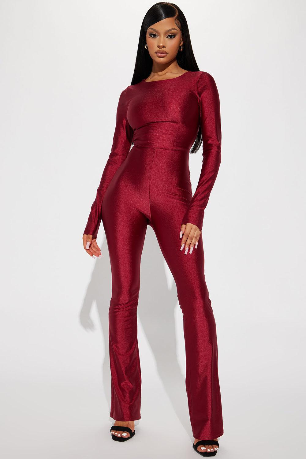 

Комбинезон Fashion Nova JP2719, бордовый