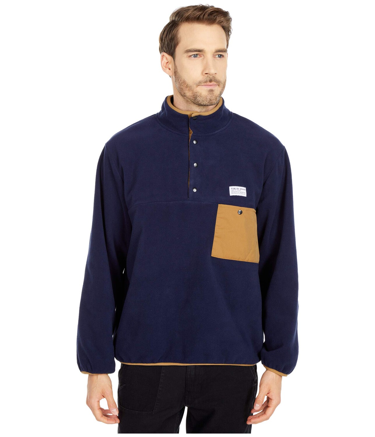 

Пуловер Publish, Owen Jacket, Черный
