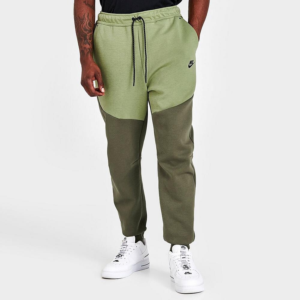

Брюки-джоггеры Nike Tech Fleece Taped, зеленый