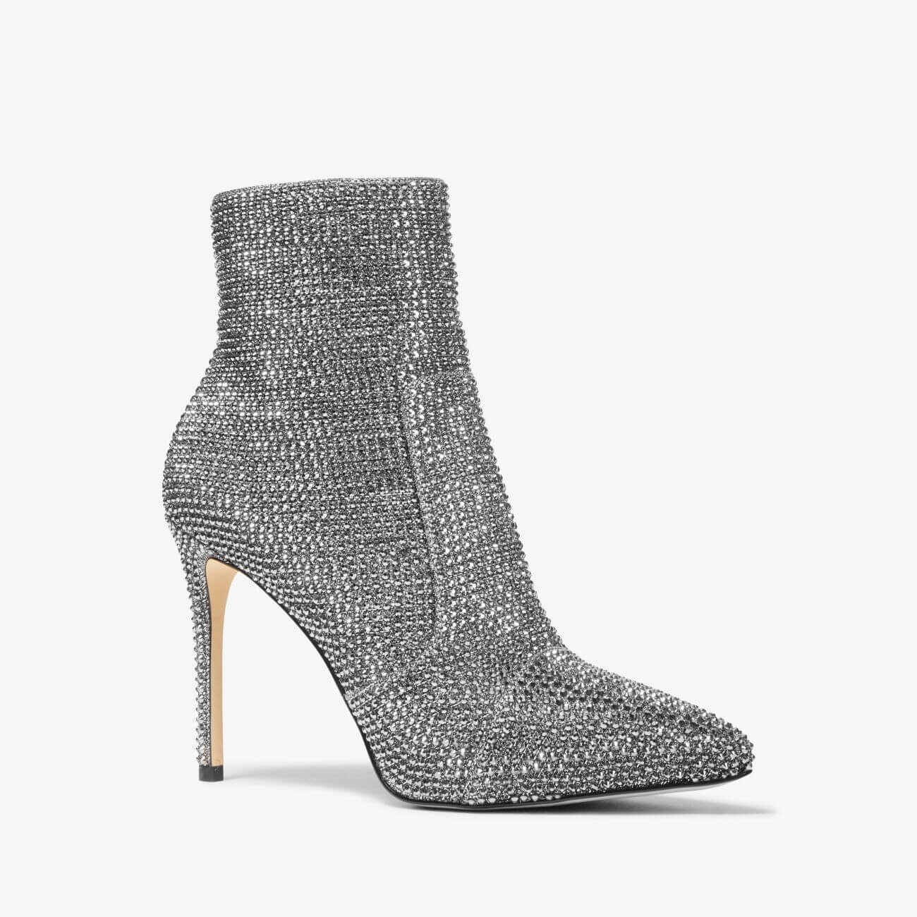 

Ботильоны Michael Kors Rue Embellished Glitter Chain-Mesh, серый