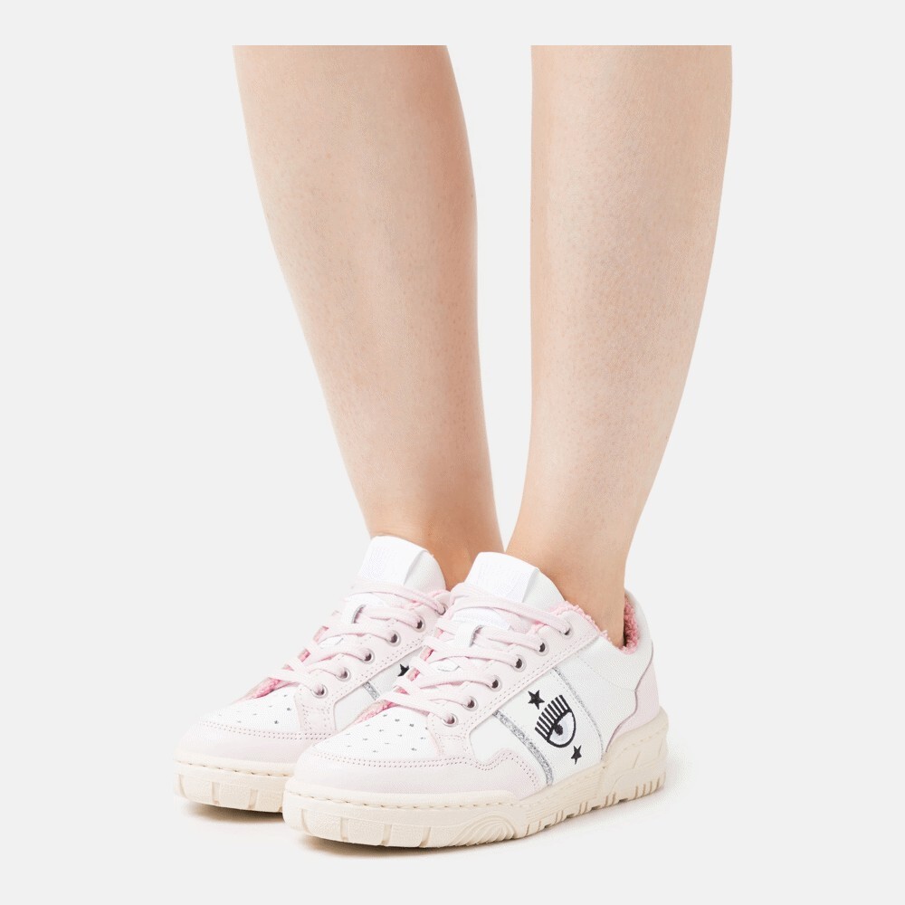 

Кроссовки Chiara Ferragni Zapatillas, white/shrinking violet