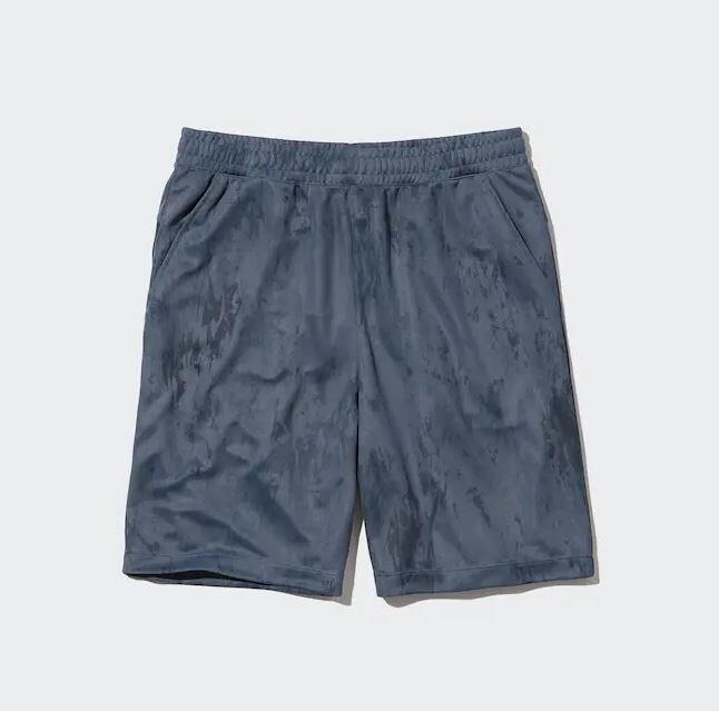 

Шорты с принтом Uniqlo Dry-ex Printed, синий