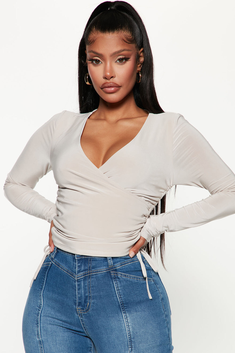 

Топ Fashion Nova T1070, слоновая кость