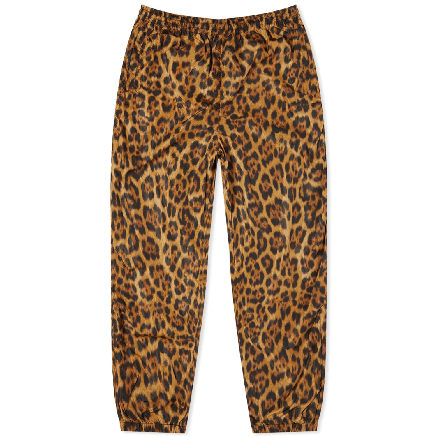 

Спортивные брюки Alexander Wang Leopard With Stacked Puff Logo, бежевый/черный/коричневый