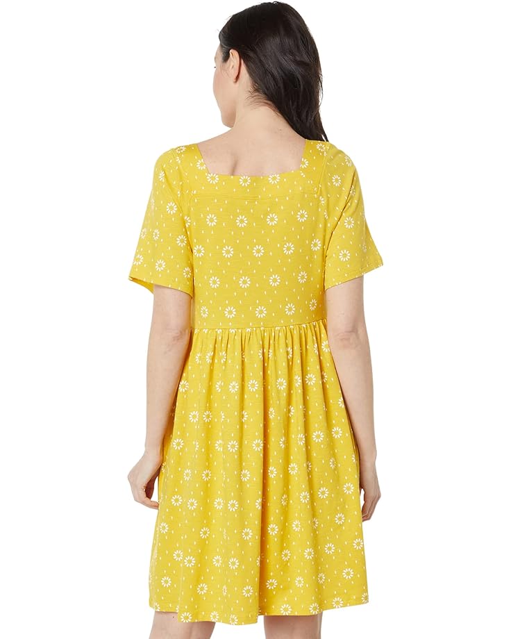 Платье Toad&Co Sora Short Sleeve Dress, цвет Lemon Sunflower Print цена и фото
