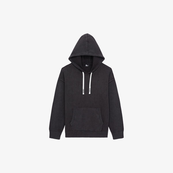 

Джемпер из хлопковой смеси с длинными рукавами и логотипом The Kooples, черный