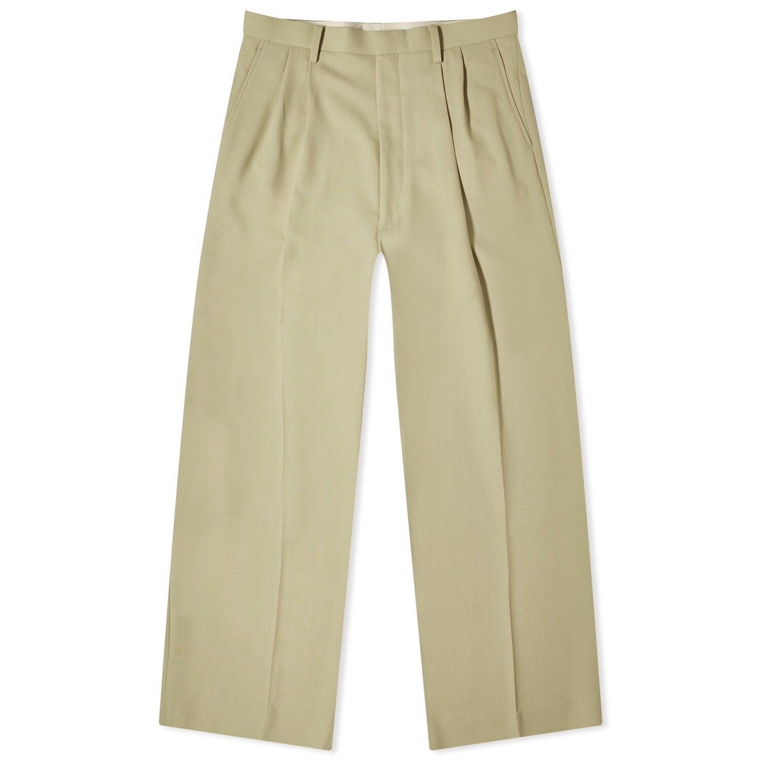 

Брюки Auralee Hard Twist Wool Trousers, цвет Light Beige