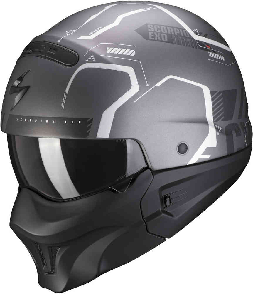 EXO-Combat Evo Ram Шлем Scorpion, серый мэтт шлем ccm tacks 210 sr с маской s белый