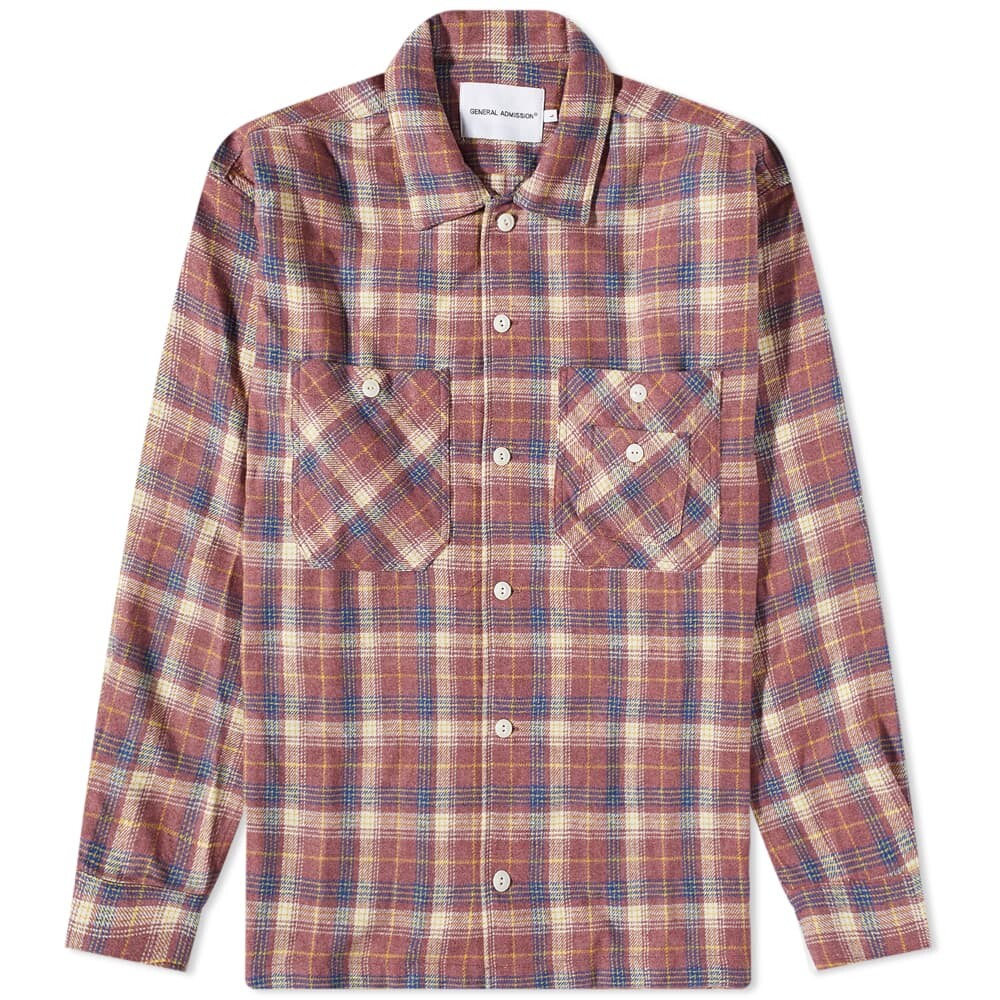 

Рубашка General Admission Flannel Plaid Shirt