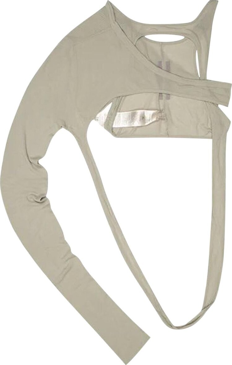 

Футболка Rick Owens Banana Skeletank T-Shirt Pearl, кремовый