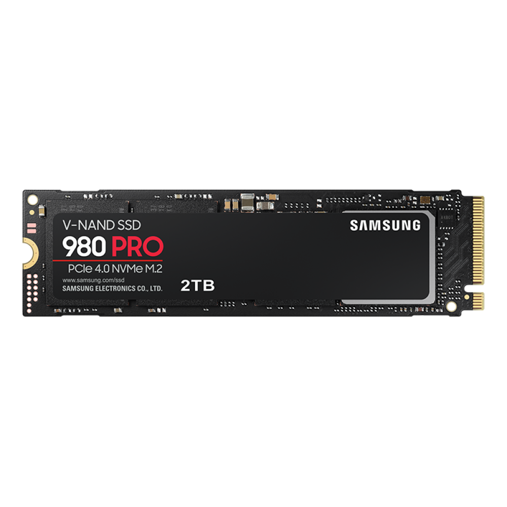 SSD-накопитель Samsung 980 PRO 2ТБ (MZ-V8P2T0BW) жесткий диск ssdm 2 2tb samsung 980 pro pcie 4 0 r7000 w5000 mb s mz v8p2t0bw 1200tbw