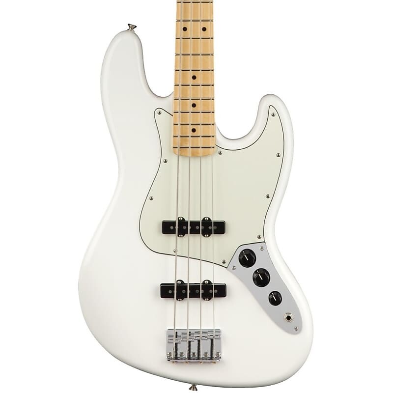 

Fender Player Jazz Bass, кленовый гриф, полярно-белый Player Jazz Bass, Maple Fingerboard, Polar White