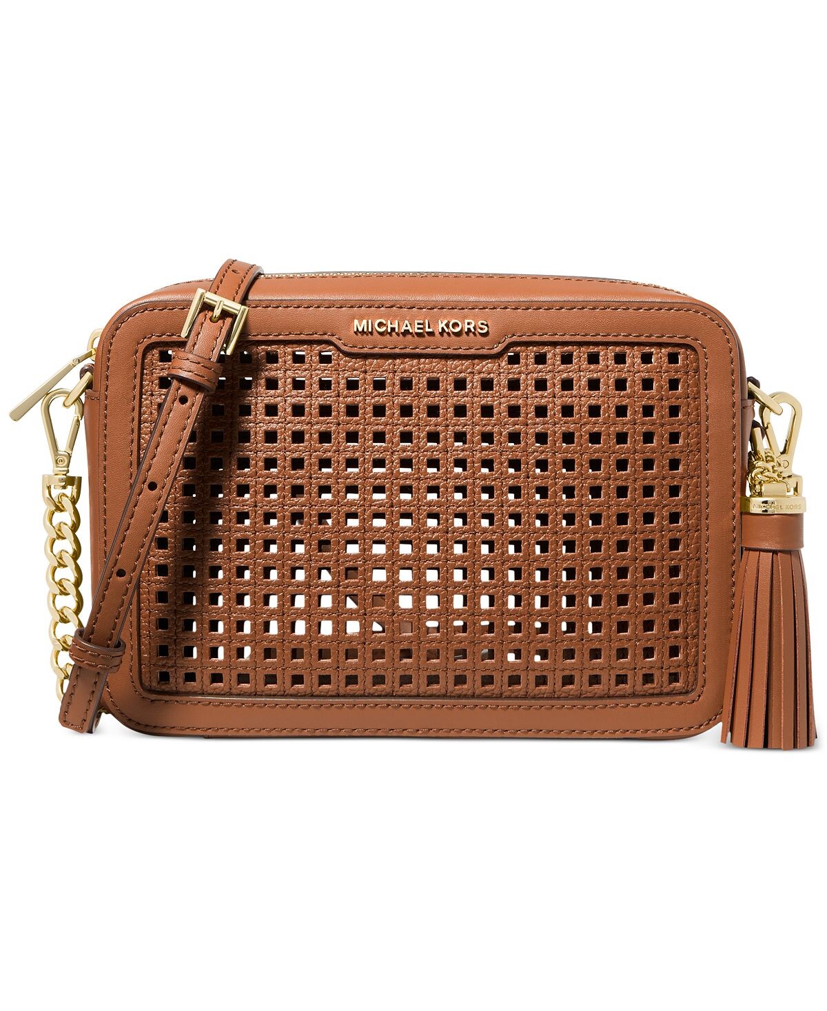 

Маленькая кожаная сумка jet set для фотоаппарата Michael Kors