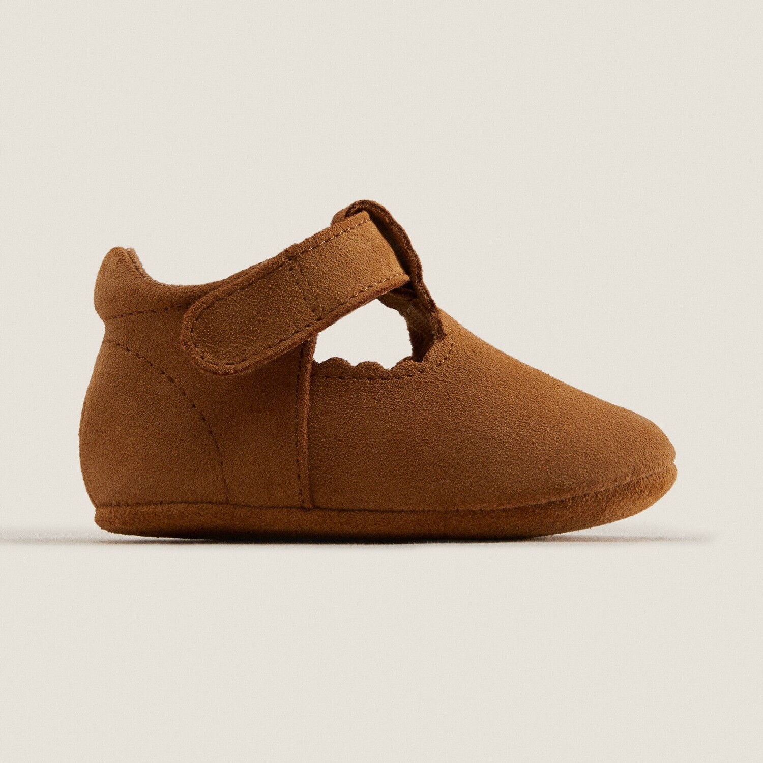 

Ботинки Zara Home Leather, темно-бежевый