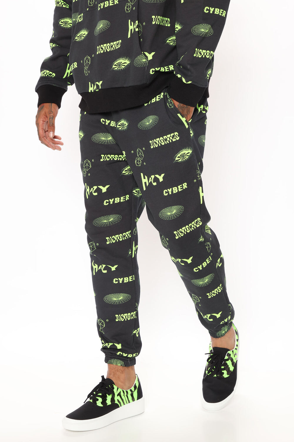 

Спортивные брюки Fashion Nova FNMH218, черный