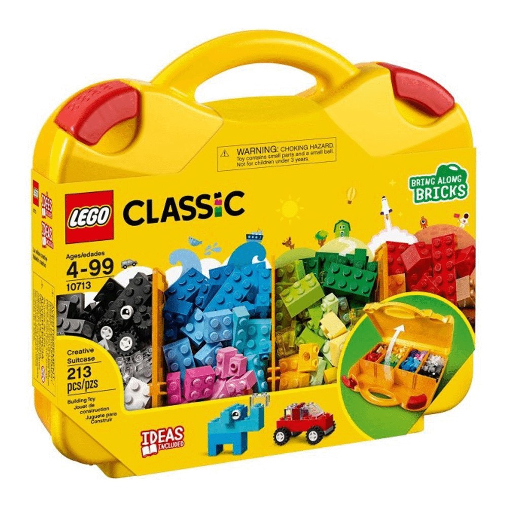 Конструктор LEGO Classic Чемоданчик для творчества и конструирования 10713, 213 деталей конструктор lego classic 11036 креативные автомобили