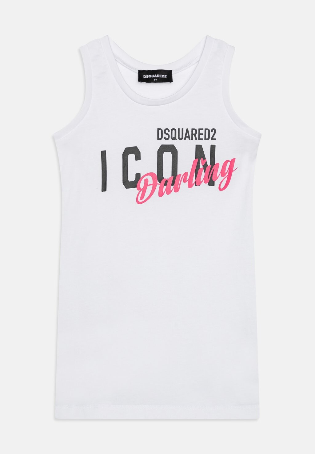 

Платье из джерси Dsquared2, цвет white
