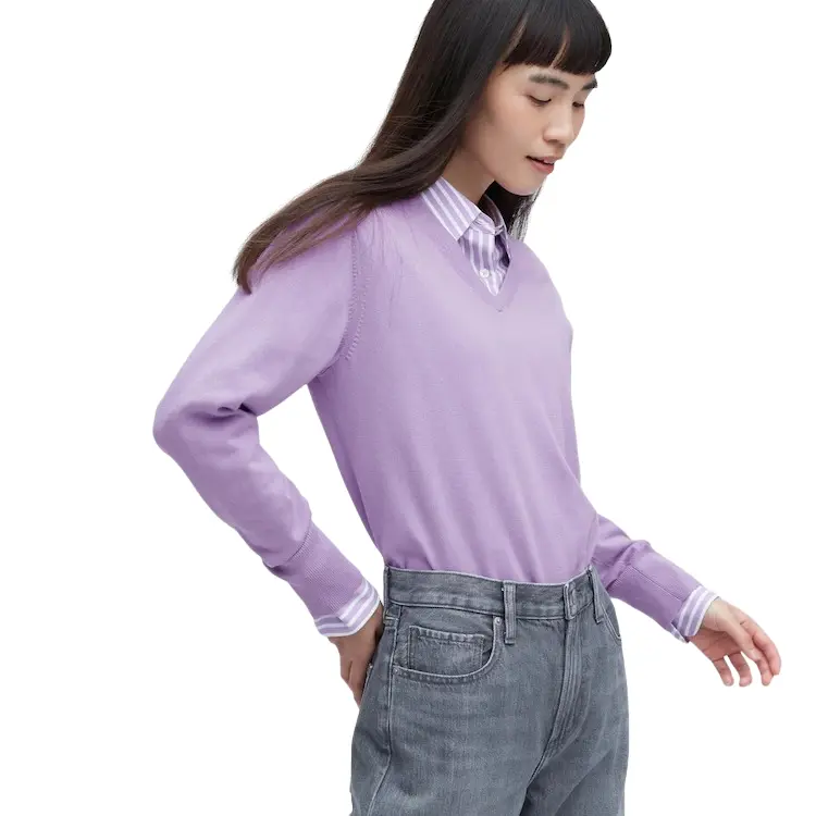 

Свитер Uniqlo, сиреневый