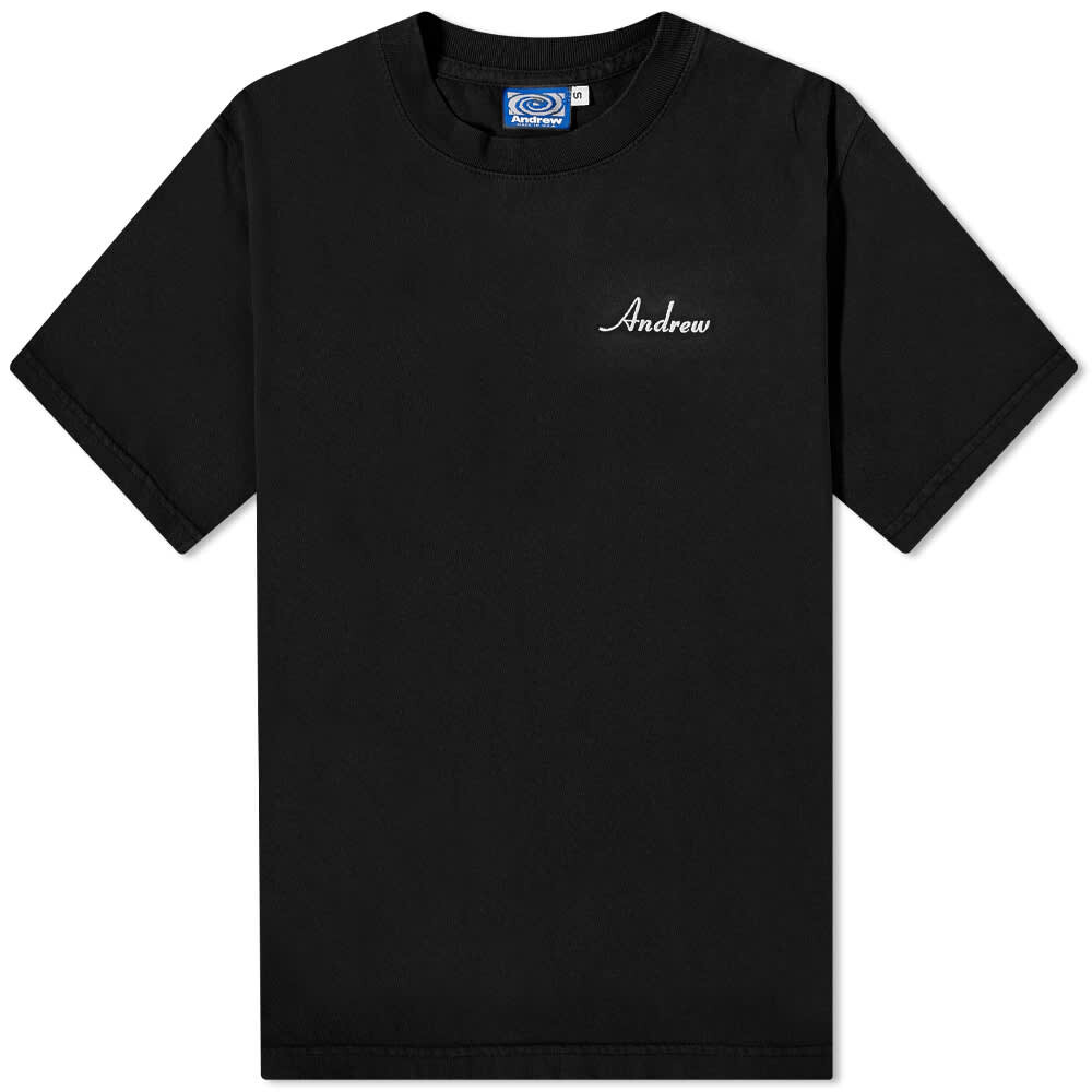 

Футболка Andrew Fancy Logo Tee, Черный