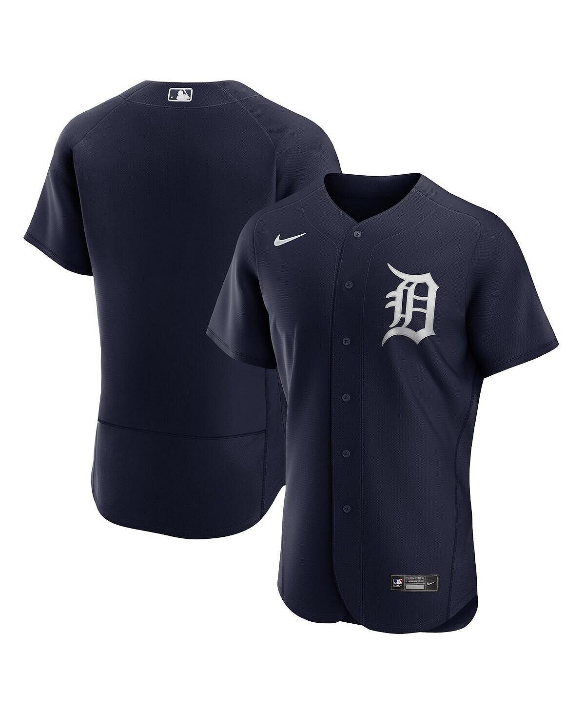 

Мужская темно-синяя футболка detroit tigers с альтернативным логотипом, аутентичная команда Nike, синий