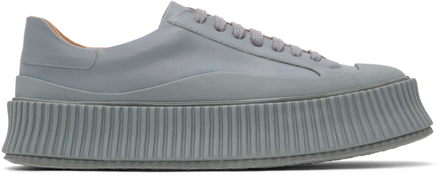

Синие вулканизированные кроссовки Jil Sander