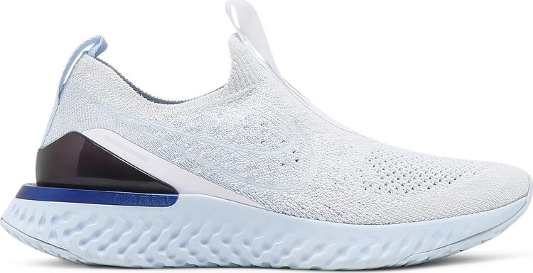 Nike epic phantom react flyknit sale white hydrogen blue