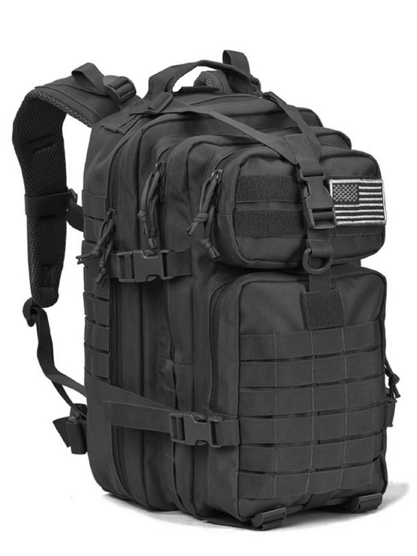 17-дюймовый водонепроницаемый нейлоновый рюкзак 50 л 1000D, черный mark ryden водонепроницаемый дорожный рюкзак rfid противоугонный 17 дюймовый школьный рюкзак для ноутбука mr5748 черный 17 дюймов