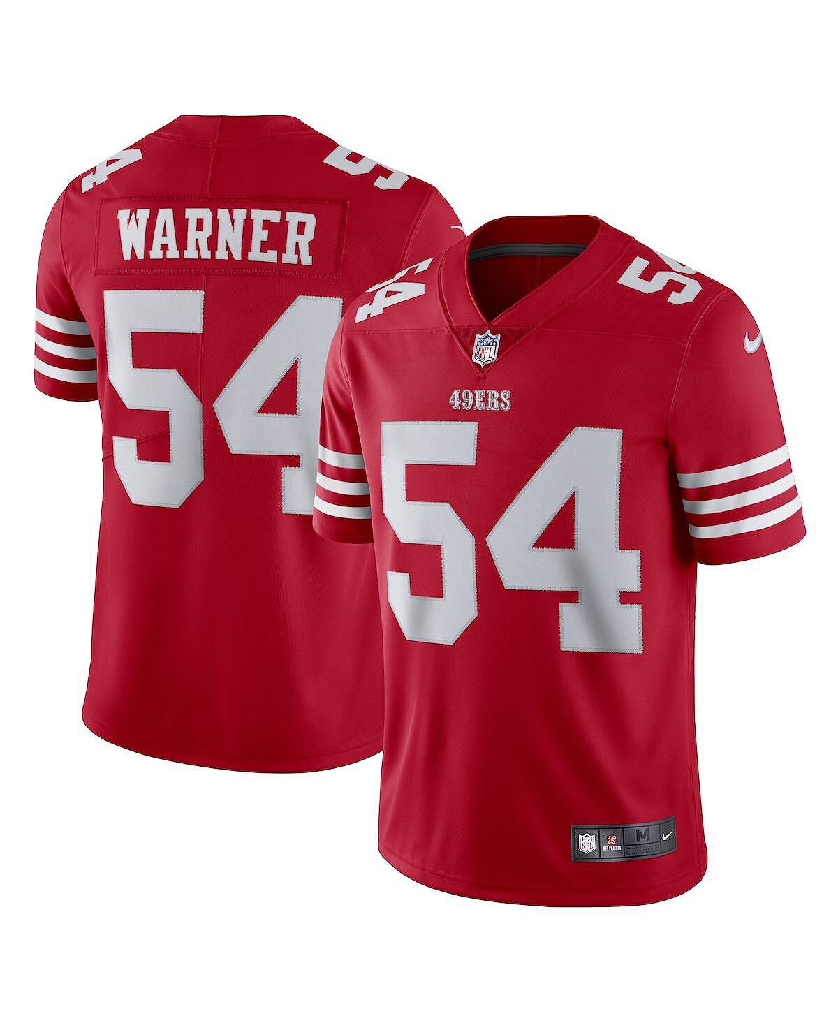

Мужская футболка fred warner scarlet san francisco 49ers vapor limited Nike