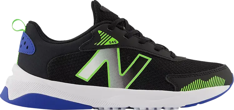 

Кроссовки New Balance 545 Big Kid Wide 'Black Pixel Green', черный