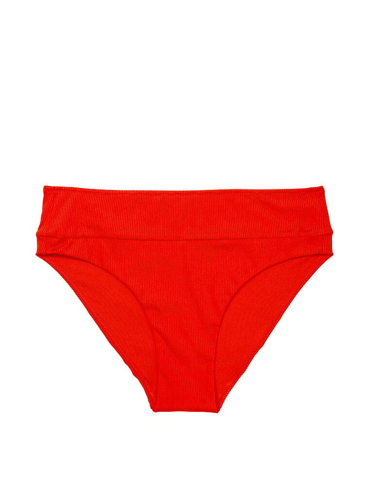 

Плавки бикини Victoria's Secret Swim Mix-and-Match Mid-Rise, красный