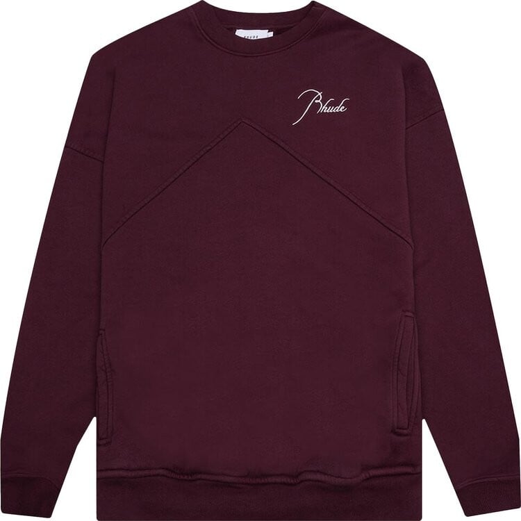 

Толстовка Rhude Crewneck 'Bordeaux', коричневый