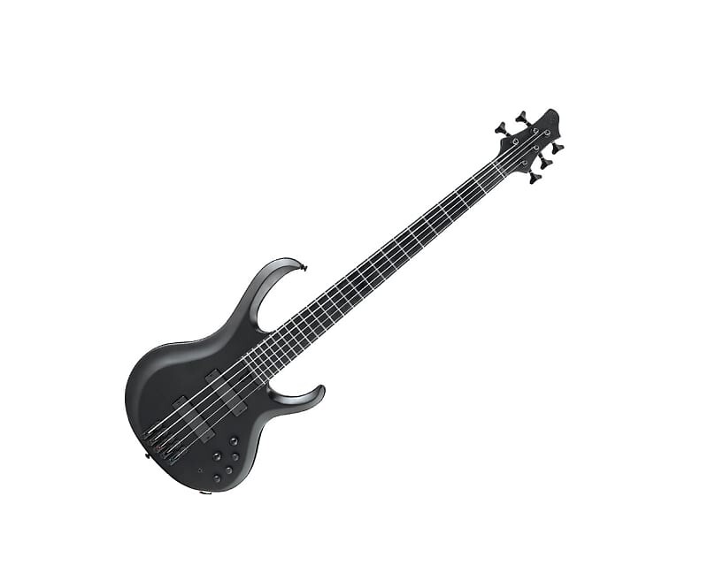 

Ibanez BTB Iron Label 5-струнная электрическая бас-гитара Black Flat BTB Iron Label 5 String Electric Bass
