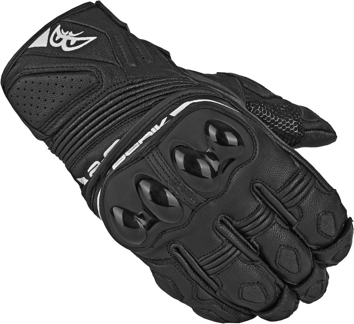 перчатки berik 2 0 st для мотоциклистов белый черный Перчатки Berik Sprint для мотоциклистов, черный