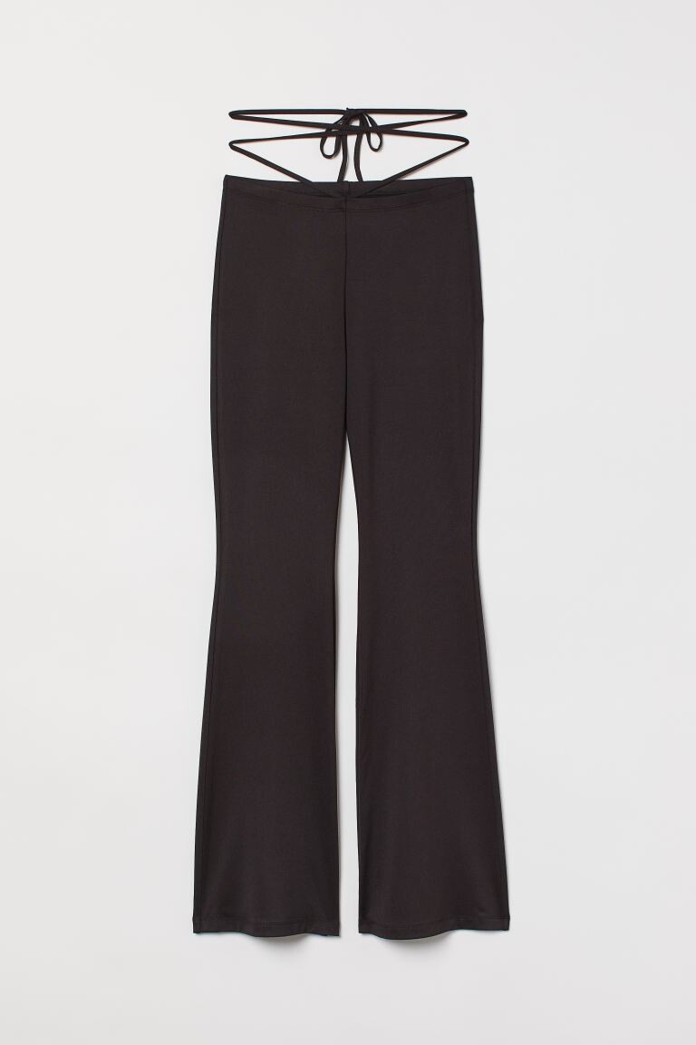 

Расклешенные леггинсы H&M, черный