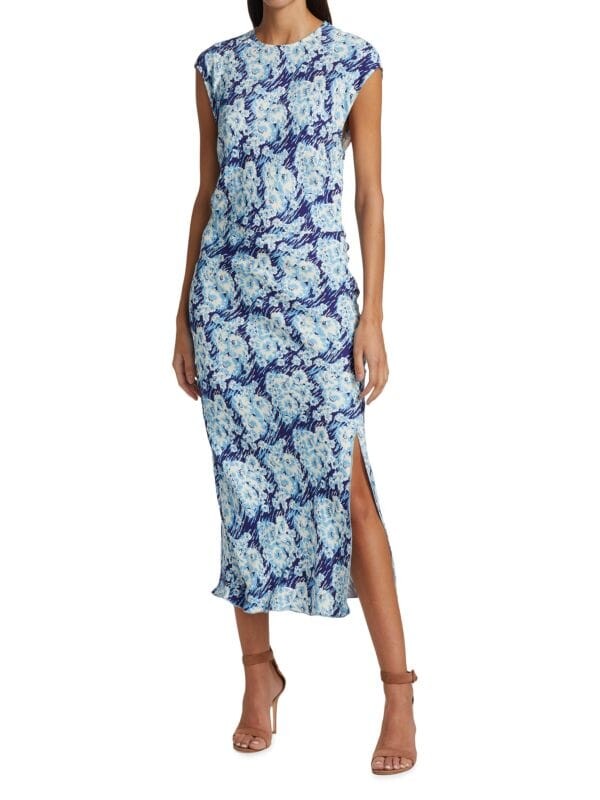 

Платье clandestine с принтом Rachel Comey Blue multi