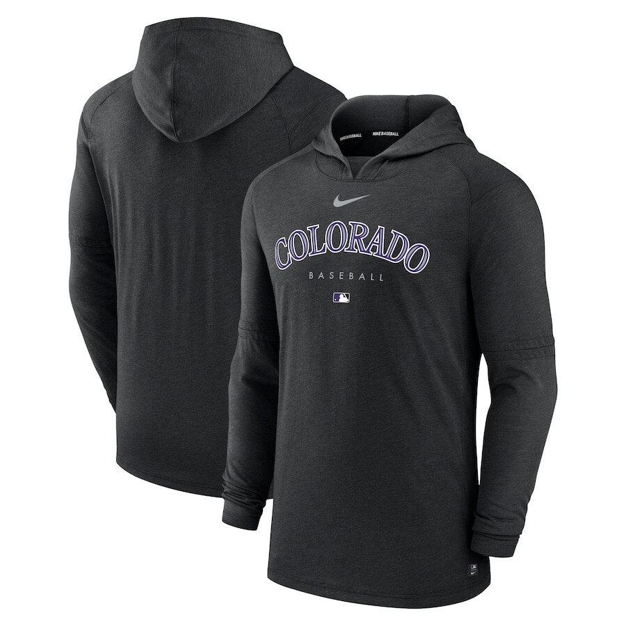 

Пуловер с капюшоном Nike Colorado Rockies, черный