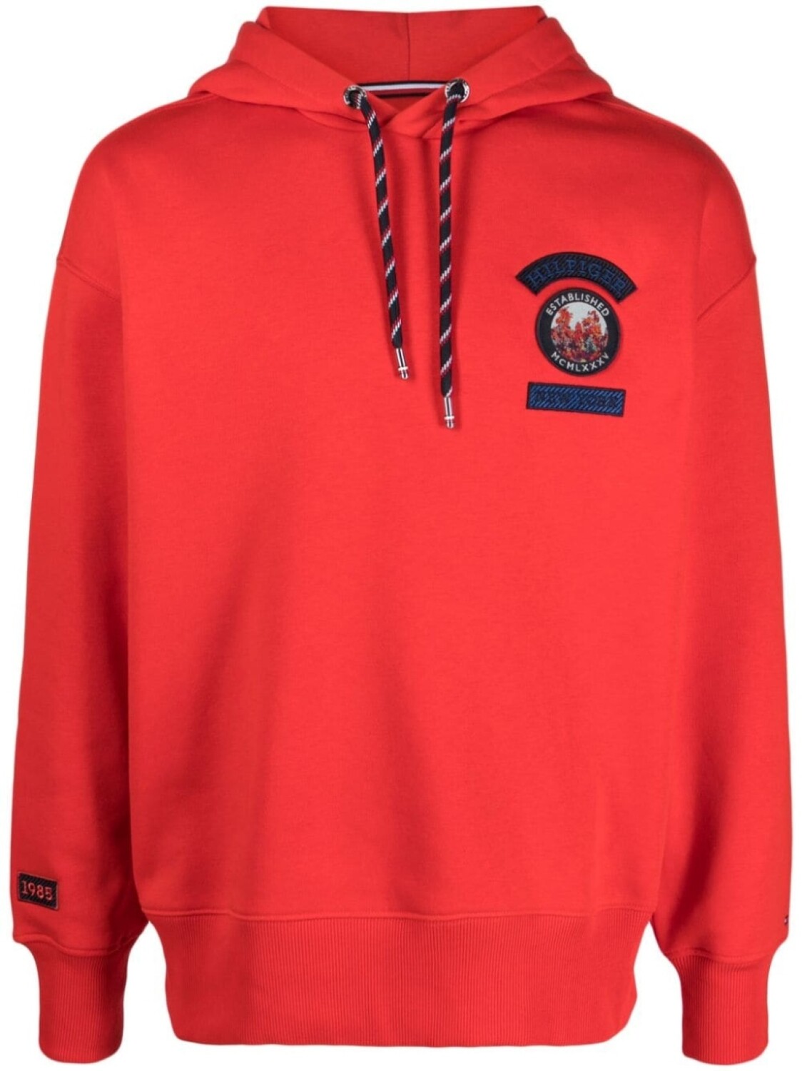 

Tommy Hilfiger худи с вышитым логотипом, красный