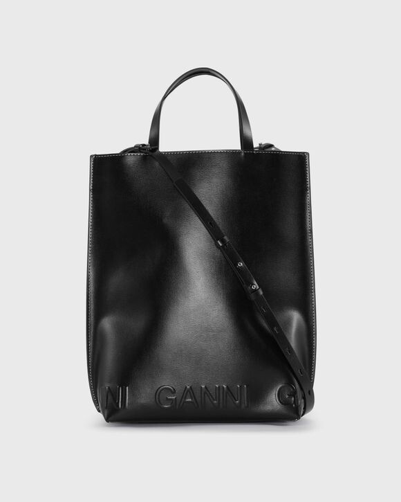 

Сумка-тоут Ganni Banner Medium Tote, черный