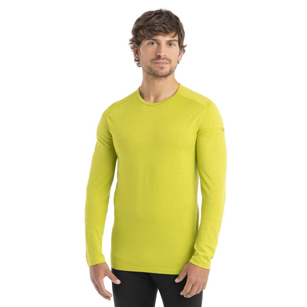 

Базовый слой с длинным рукавом Icebreaker 200 Oasis Crewe Merino, желтый