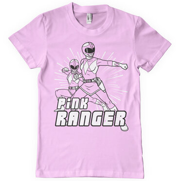 Футболка Power Rangers Pink Ranger, розовый фигурка reaction figure mighty morphin power rangers wave 2 – pink ranger 9 см