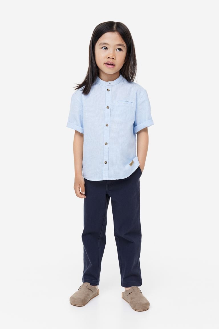 

Чино свободного кроя из габардина H&M