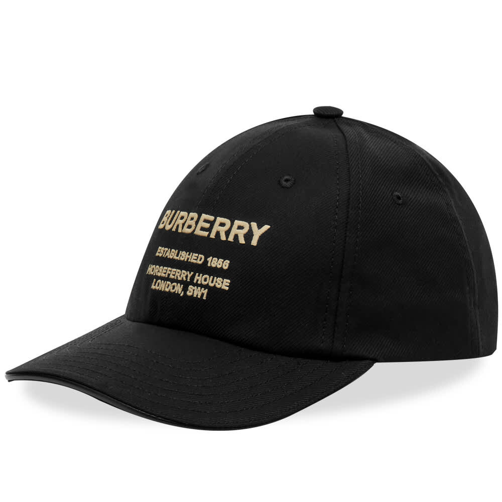 

Кепка с логотипом Burberry, черный/бежевый