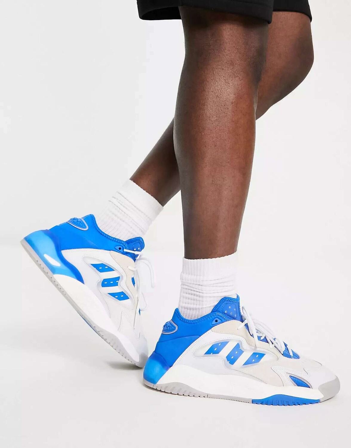 

Бело-синие кроссовки adidas Originals Streetball 2, Синий