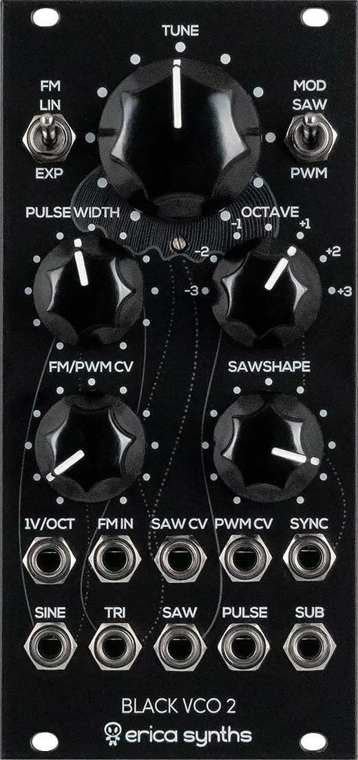 

Erica Synths Black VCO V2 Аналоговый модуль осциллятора Eurorack