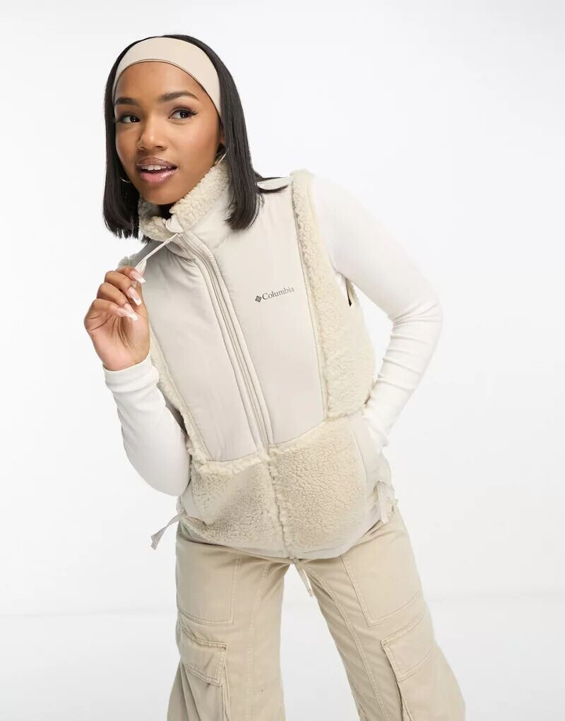 

Жилет Columbia Hakatai в цвете Stone Beige, Серый