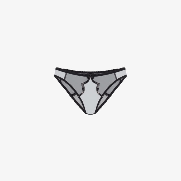 

Сетчатые трусы Lorna Party с низкой посадкой и пайетками Agent Provocateur, черный