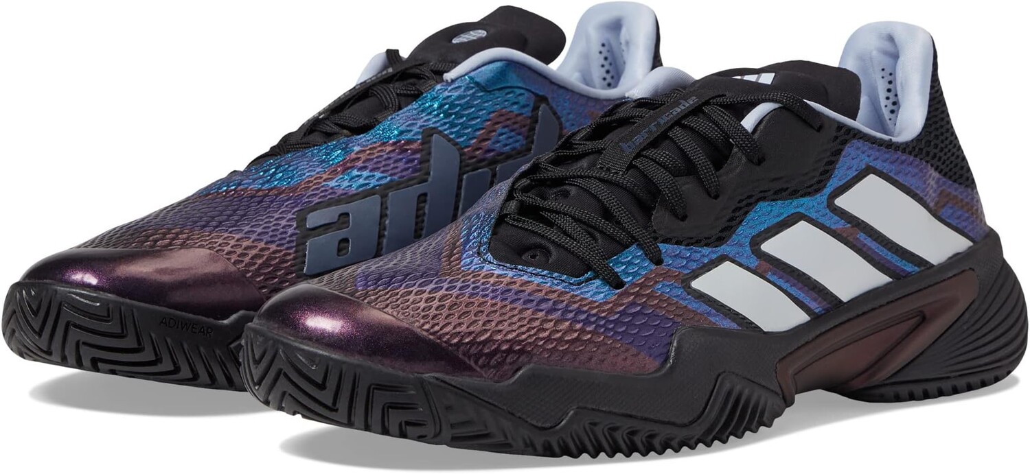 

Кроссовки Barricade adidas, цвет Black/White/Blue Dawn