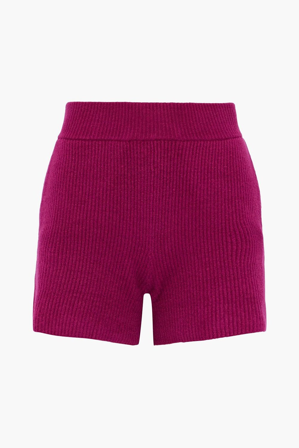 

Шорты в рубчик из смесового хлопка HELMUT LANG, сливовый