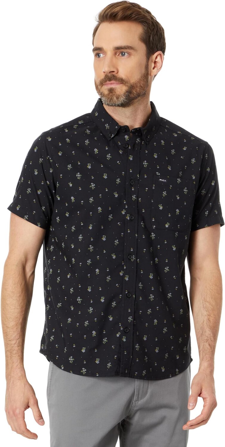 

Рубашка That'll Do Print Short Sleeve Woven RVCA, цвет Rvca Black 1