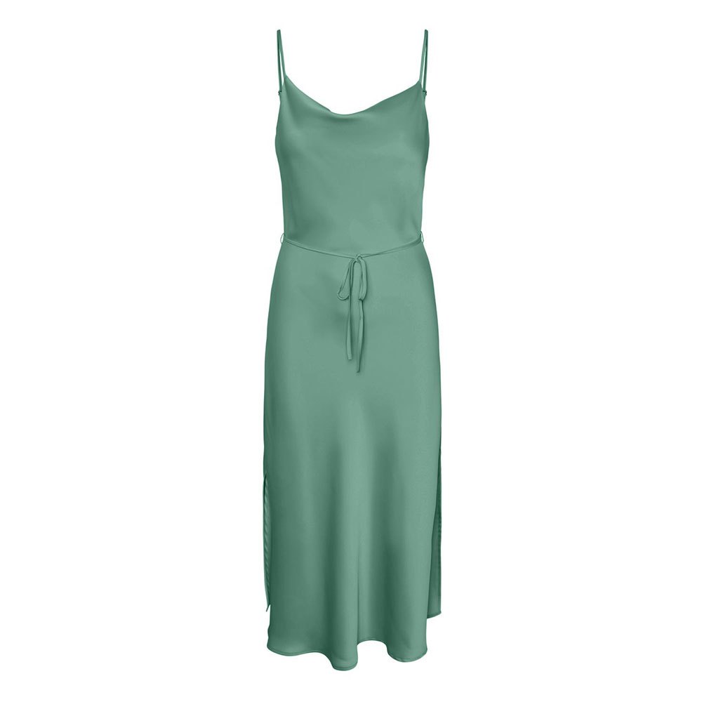 Платье Yas Thea Sleveless Long, зеленый